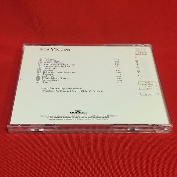 Carol Channing Hello Dolly The Original Broadway Cast Recording CD 1989 - Picture 4 of 8